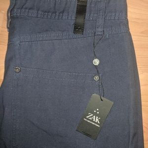 ZAK men's skinny chinos 34 x 30 NWT